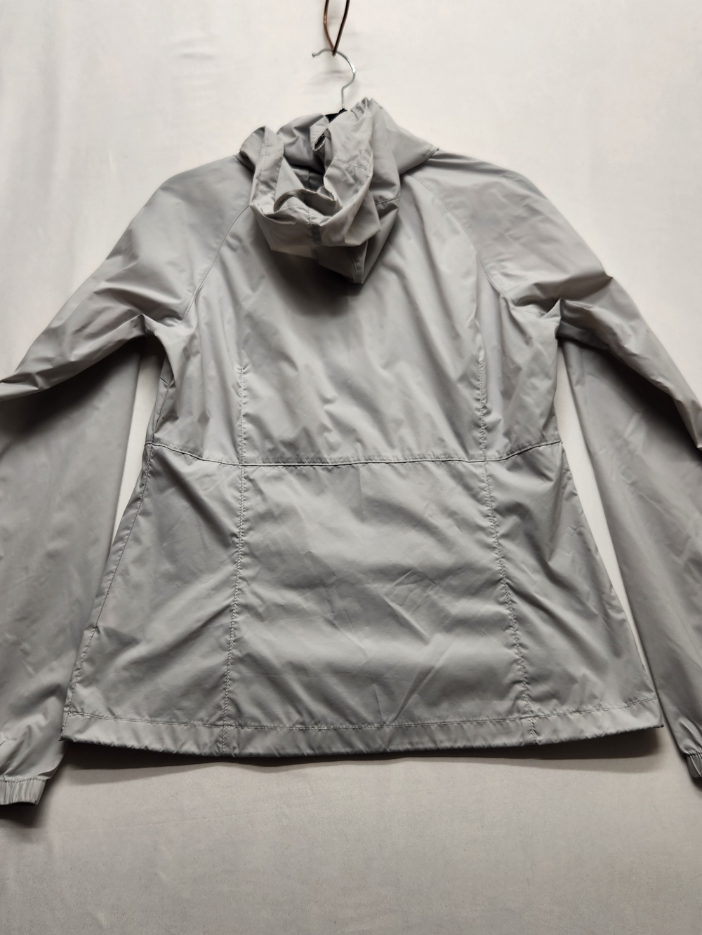 ⭐️Columbia Rain Jacket Grey Hooded Windbreaker Lightweight Waterproof Size Small - Picture 6 of 10